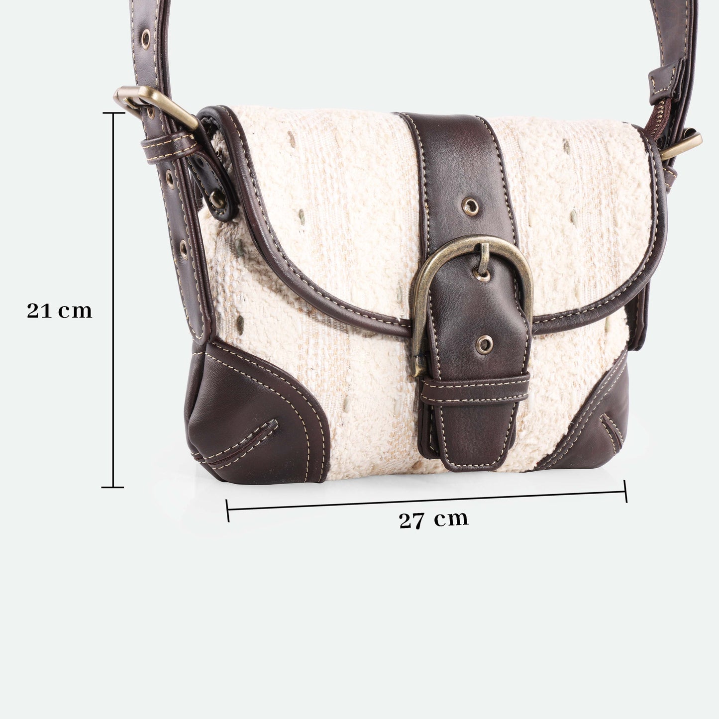 Esly's Grand Finale Vintage-Inspired Vegan Leather Shoulder Bag