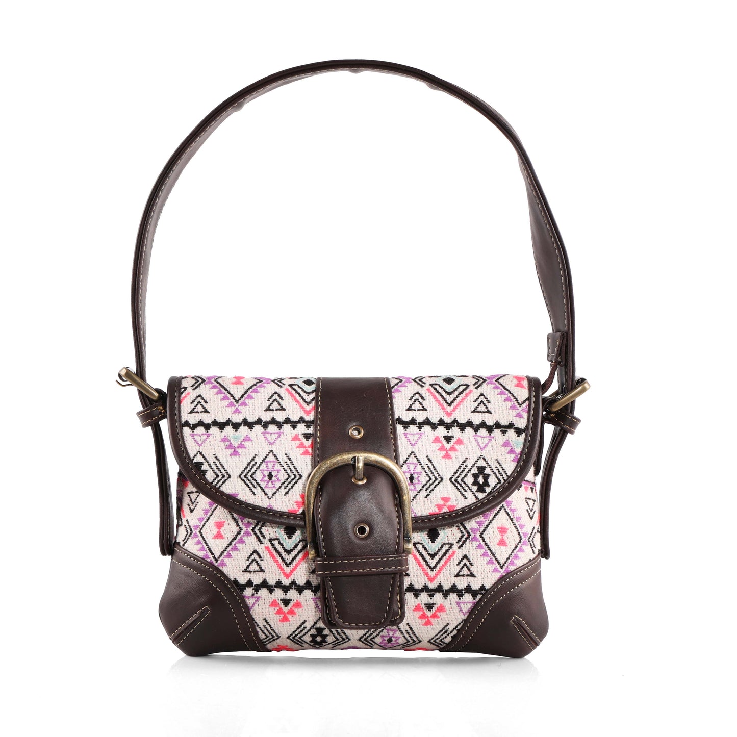 Esly's Vintage-Inspired Antique Aztec Shoulder Bag