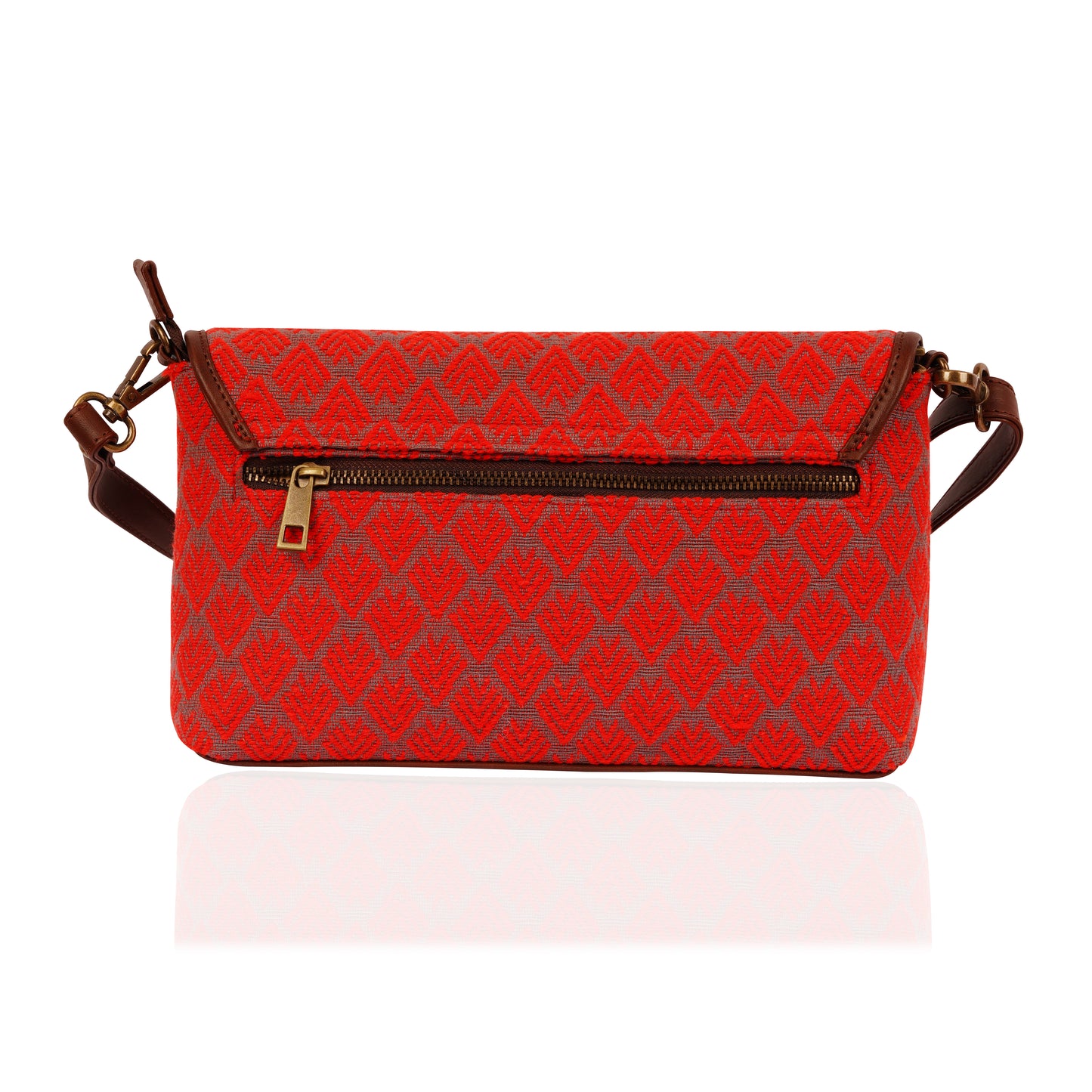 Esly's Joel Dewberry Small Sling/Crossbody Bag: Stay Organized and Chic in Stylish Red