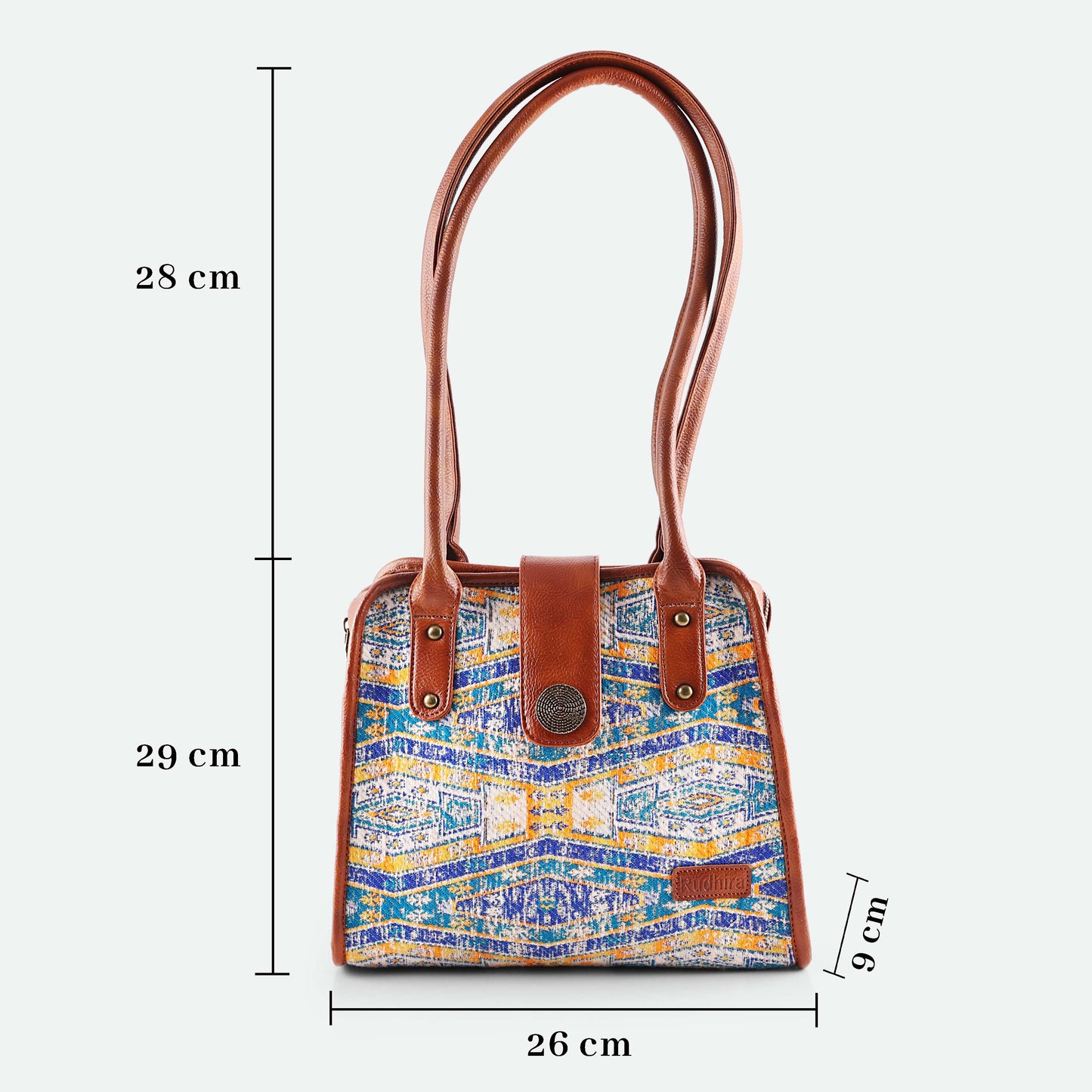 ESLY's Unique and Luxurious Ripples Print Shoulder Bag