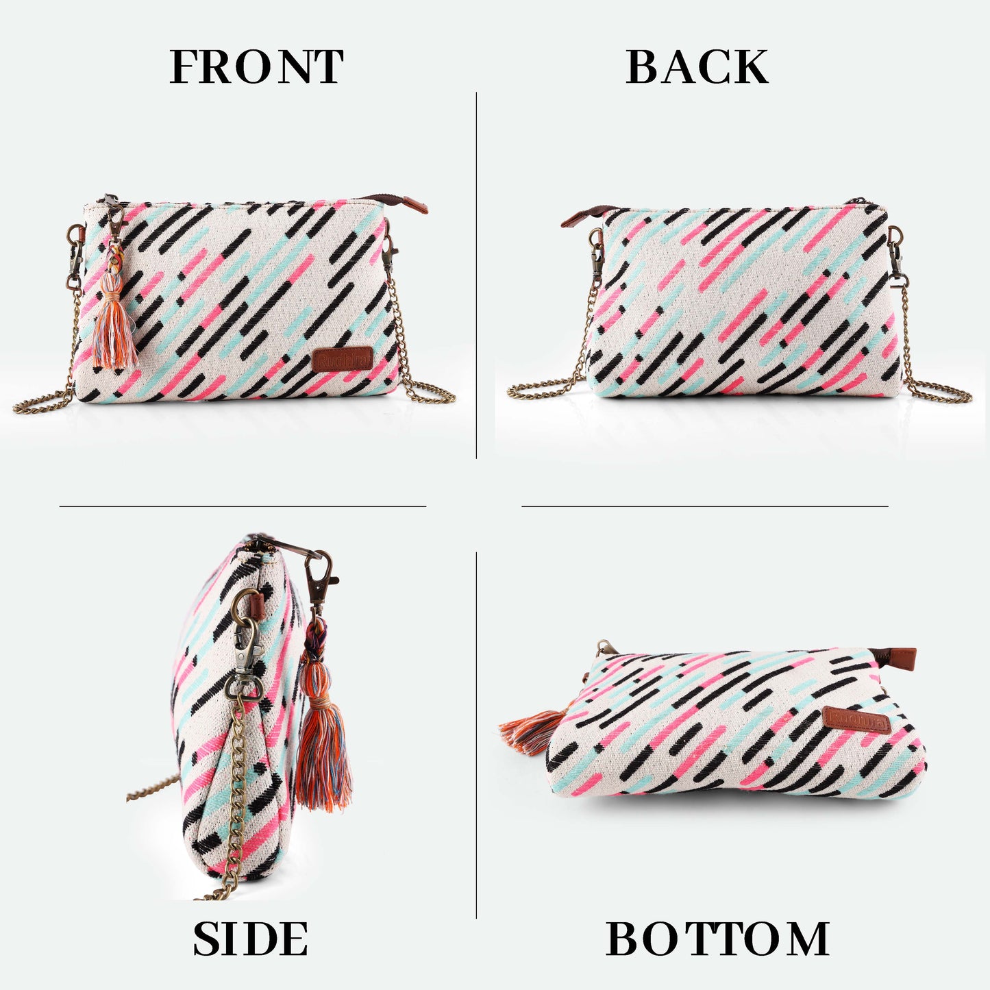 Esly Peak-A-Boo print crossbody bag / sling bag