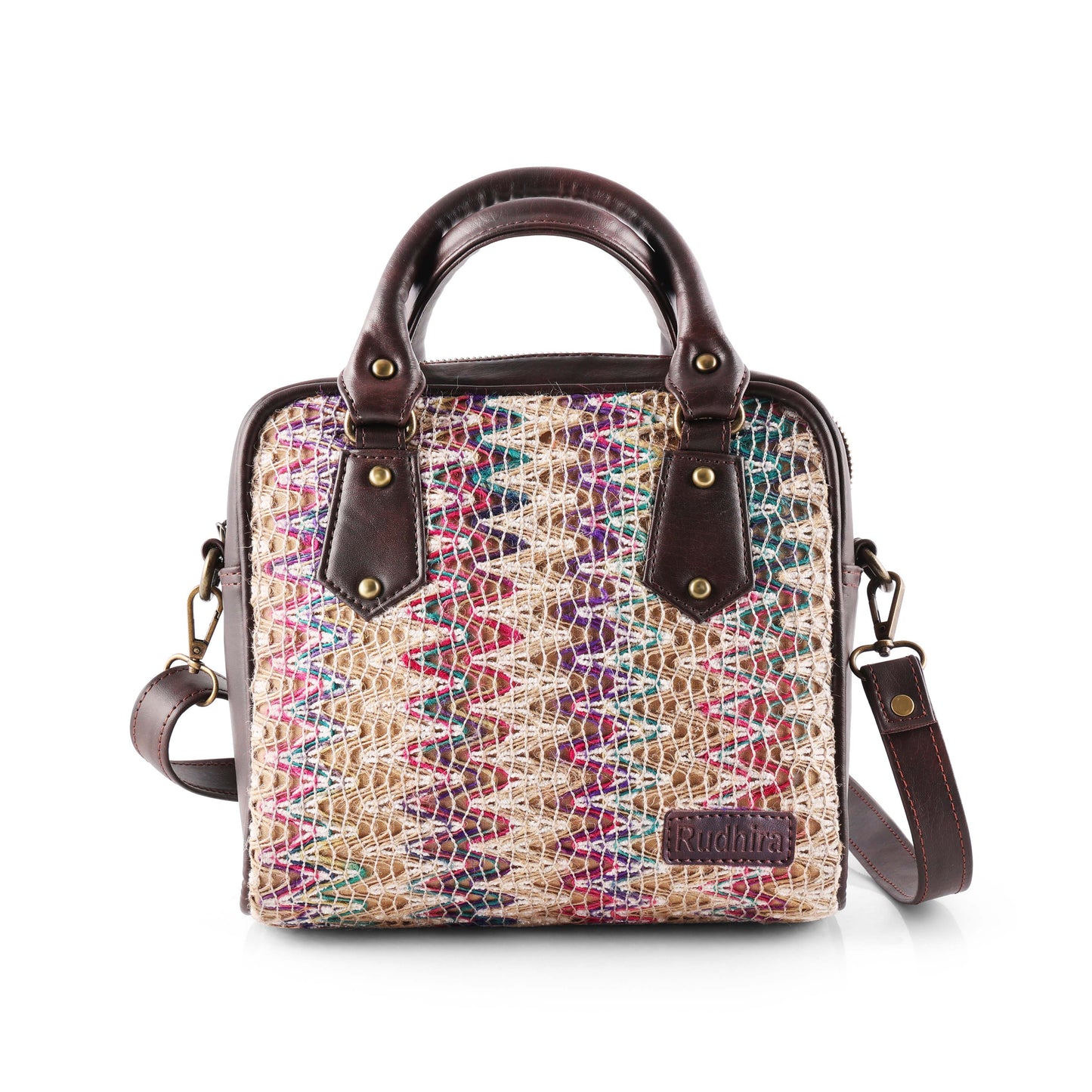 Esly Chevron Print Satchel Bag - The Ultimate Blend of Luxury and Style