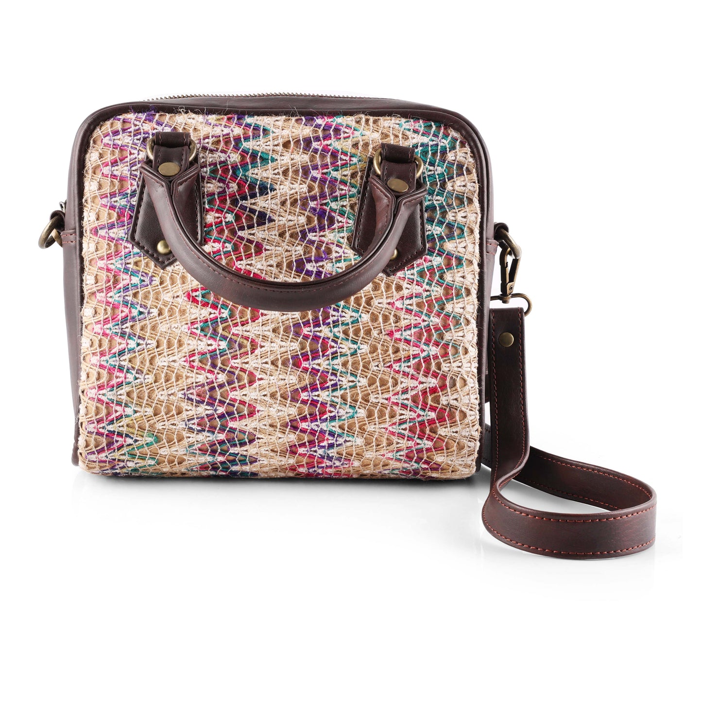 Esly Chevron Print Satchel Bag - The Ultimate Blend of Luxury and Style