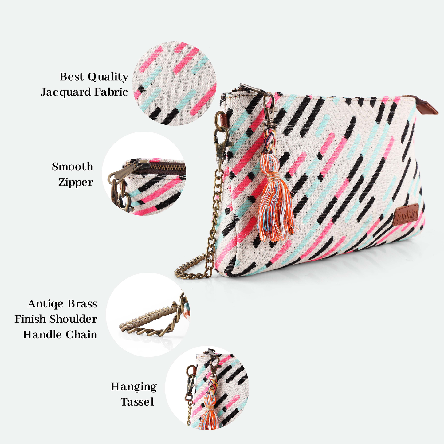 Esly Peak-A-Boo print crossbody bag / sling bag