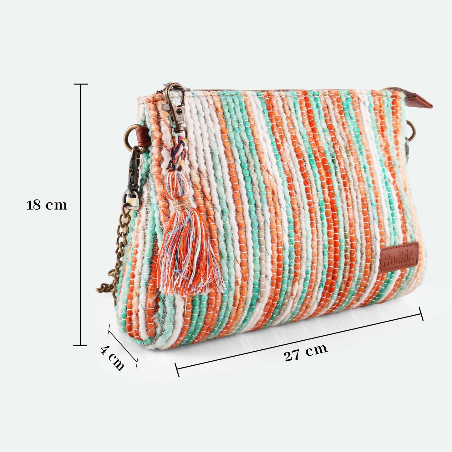 Esly Peak-A-Boo print crossbody bag / sling bag